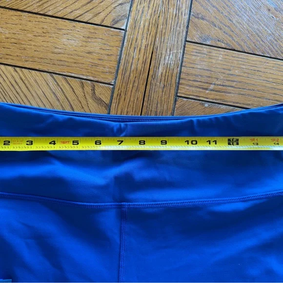 ZYIA Blue Leggings with Orange Accent - Picture 2 of 5